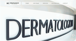 Desktop Screenshot of dcdermatologicum.com