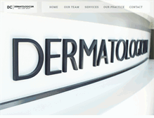 Tablet Screenshot of dcdermatologicum.com